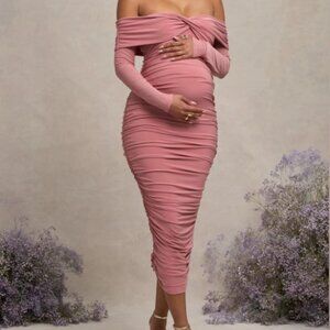 Blush Maternity Dress